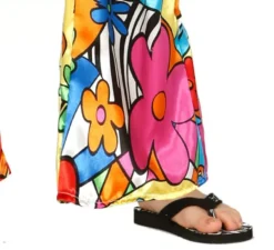 Costume hippie fiorito per bambini
