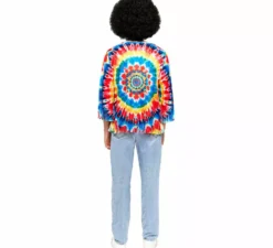 Costume hippie multicolore da uomo