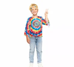 Costume hippie multicolore per ragazzi