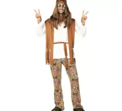 Costume hippie psichedelico per un uomo