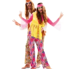 Costume hippie psichedelico per un uomo