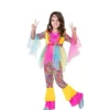 Costume Hippie rosa per bambina