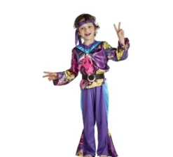 Costume hippie viola per un bambino