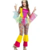 Costume Hippy multicolore per donna