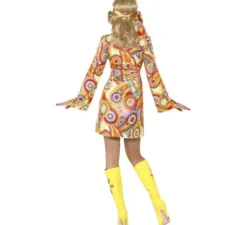 Costume hippy multicolore per una donna