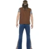 Costume hippy multicolore per un uomo