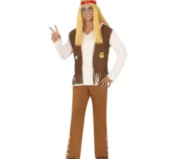 Costume hippy per un uomo