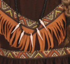 Costume India marrone scuro per bambine