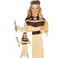 Costume Indiana cherokee per bambina