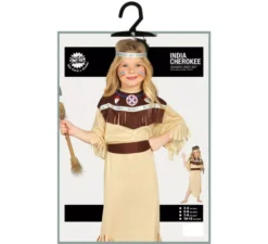Costume Indiana cherokee per bambina
