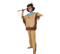 Costume indiano Apache con copricapo per bambini