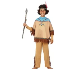 Costume indiano Apache con copricapo per bambini