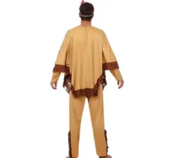 Costume indiano Apache con copricapo per uomo