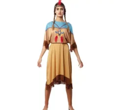Costume indiano Apache in abito con copricapo per donna