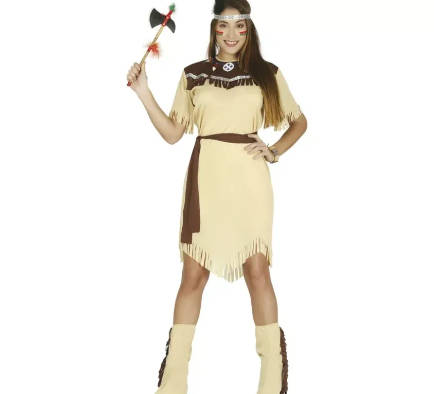 Costume indiano con frange per donna