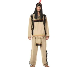 Costume indiano con frange per uomo
