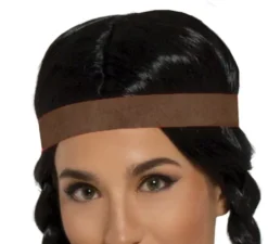 costume indiano marrone per le donne