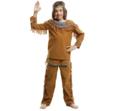 Costume indiano marrone per ragazzo