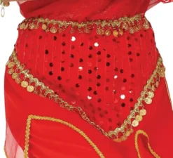 costume indiano rosso per le donne