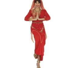 costume indiano rosso per le donne