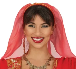 costume indiano rosso per le donne