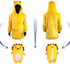 Costume in felpa di peluche di Lorenzo León per adulto
