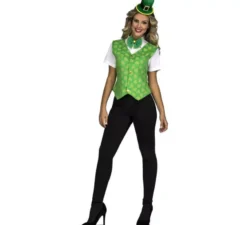 Costume irlandese con gilet per donna