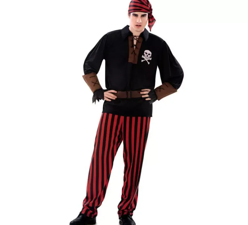 Costume jolly pirata per uomo taglia ml