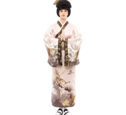 Costume Kimono giapponese tradizionale color pastello per donna