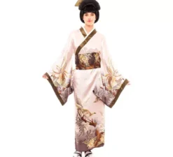 Costume Kimono giapponese tradizionale color pastello per donna