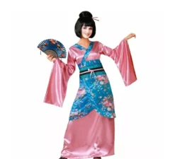 Costume kimono rosa da donna cinese per donna