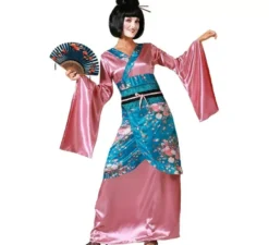 Costume kimono rosa da donna cinese per donna
