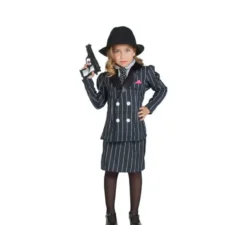 Costume Mafiosa per bambina