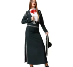 Costume Mariachi Gonna nera con cintura per donna