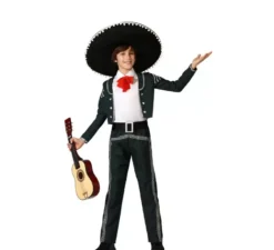 Costume Mariachi nero con cintura per bambino