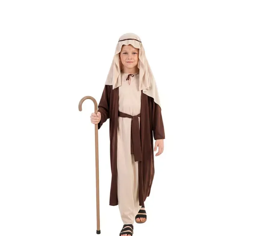 Costume marrone San Giuseppe per bambino