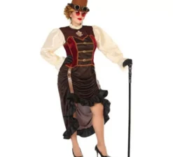 Costume marrone Steampunk per donna