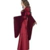 Costume medievale burgher queen per donna