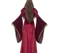 Costume medievale burgher queen per donna