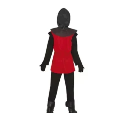 Costume medievale da cavaliere notturno per bambino