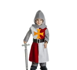 Costume medievale da crociato per neonati e bambini