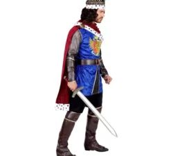 Costume medievale da re dei guerrieri per uomo