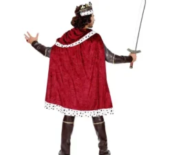 Costume medievale da re dei guerrieri per uomo