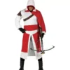 Costume mercenario templare per un uomo