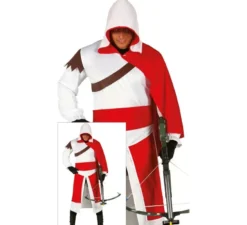 Costume mercenario templare per un uomo