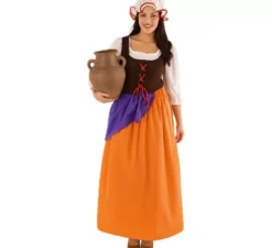 Costume mesonera medievale per donna