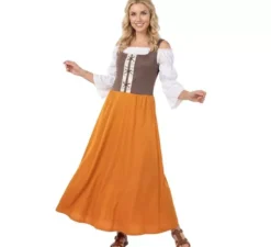 Costume messenger marrone per una donna