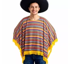 Costume messicano o poncho per adulti