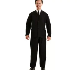 Costume nero del costume uomo adulto