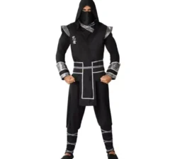 costume nero Ninja per gli uomini